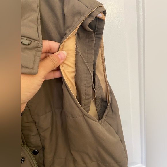 Vintage Oakton Limited Brown Snap Button Best Size M Outdoor Military - Picture 3 of 7